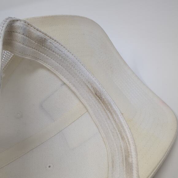 PFG Fitted Mesh Back Trucker Hat White XL Vent Holes Outdoor Columbia - Picture 8 of 9